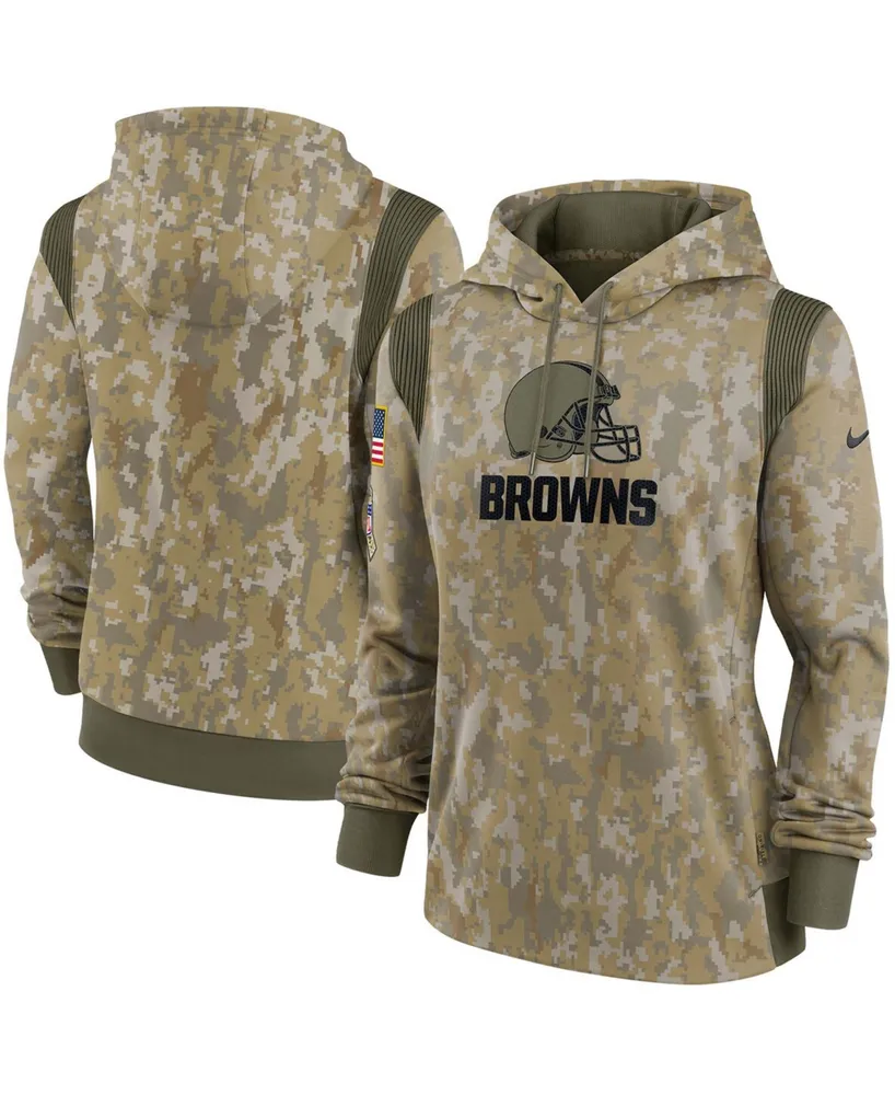 Women's Nike Olive Pittsburgh Steelers 2022 Salute To Service Performance  Pullover Hoodie 