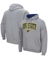 Colosseum Men's Kent State Golden Flashes Arch and Logo Pullover Hoodie