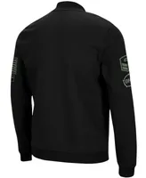 Men's Black Oklahoma Sooners Oht Military-Inspired Appreciation High-Speed Bomber Full-Zip Jacket