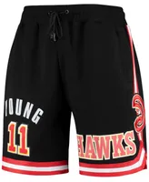 Men's Trae Young Black Atlanta Hawks Historic Logo Player Shorts