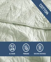 Tommy Bahama Solid Costa Sera Cotton Reversible Quilt