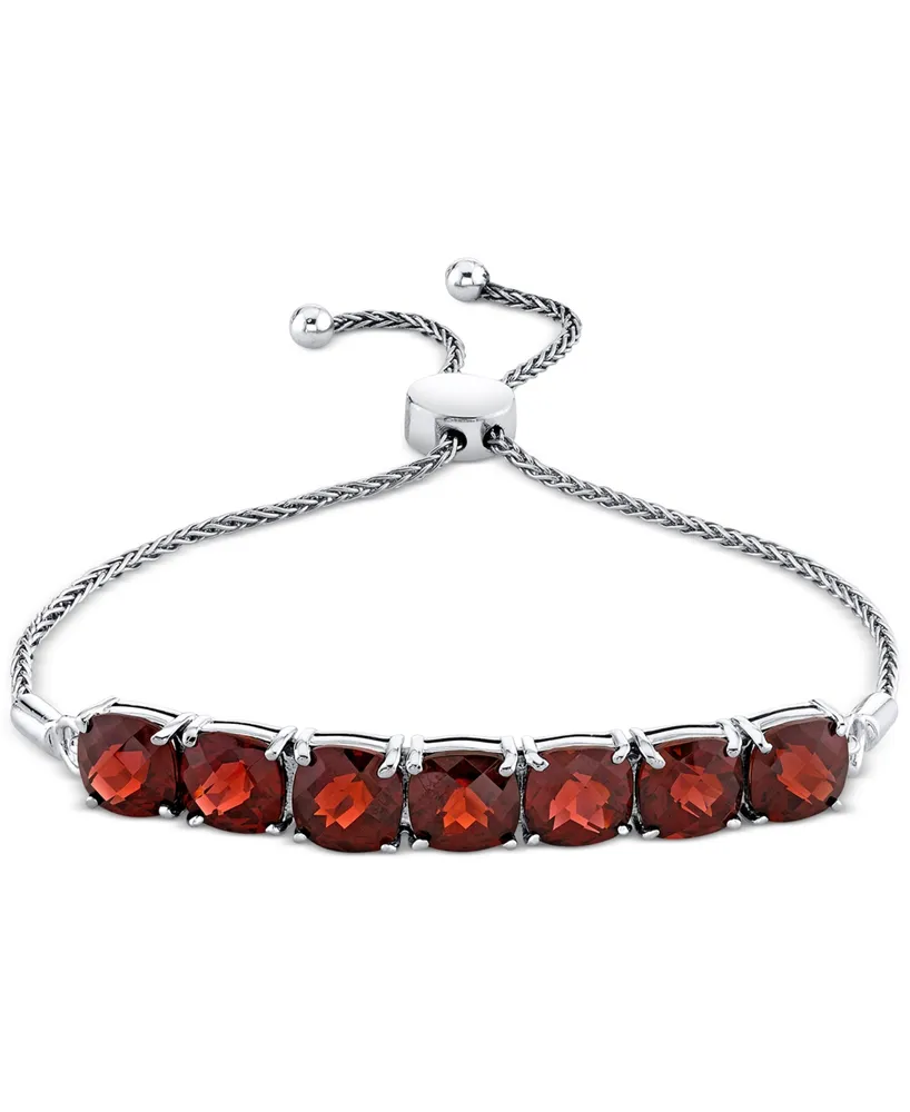 Rhodolite Garnet Bolo Bracelet (2-7/8 ct. t.w.) in Sterling Silver