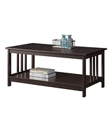 Mission Coffee Table with Shelf