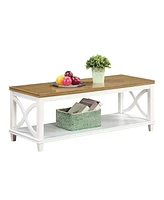 Florence Coffee Table with Shelf