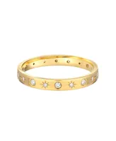 Zoe Lev 14K Gold Diamond Starburst Ring