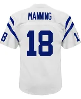 Big Boys and Girls Peyton Manning White Indianapolis Colts 2006 Retired Player Legacy Jersey