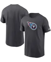 Men's Charcoal Tennessee Titans Primary Logo T-shirt