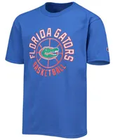 Big Boys and Girls Royal Florida Gators Basketball T-shirt