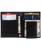 Tommy Hilfiger Men's Rfid Bifold Wallet with Magnetic Money Clip