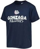 Big Boys and Girls Navy Gonzaga Bulldogs Team T-shirt