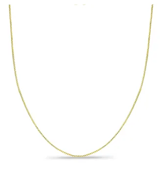 Giani Bernini Box Link 18" Chain Necklace in 18k Gold-Plated Sterling Silver, Created for Macy's