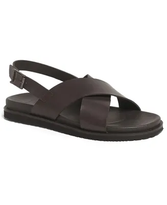 Anthony Veer Men's Cancun Cross Strap Comfort Sandals