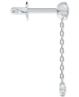 Portfolio by De Beers Forevermark Diamond Bezel Chain Drop Earrings (3/8 ct. t.w.) in 14k White Gold