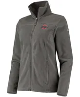 Women's Charcoal Ohio State Buckeyes Give Go Ii Fleece Full-Zip Jacket