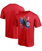 Men's Kawhi Leonard Red La Clippers Pick Roll T-shirt