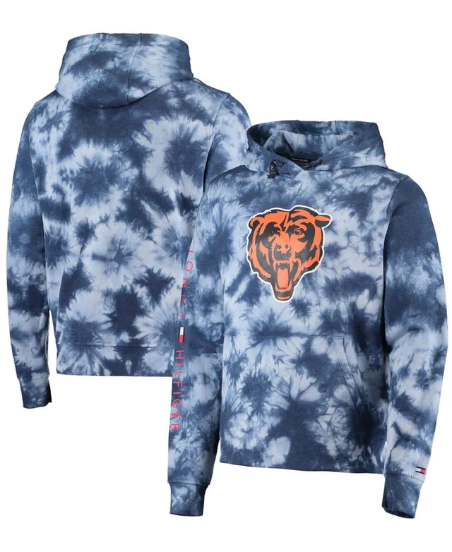 Men's Colosseum Navy Spelman College Jaguars Tie-Dye Pullover Hoodie