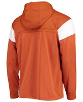 Men's Texas Orange Longhorns Sideline Jersey Pullover Hoodie