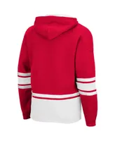 Men's Scarlet Nebraska Huskers Lace Up 3.0 Pullover Hoodie