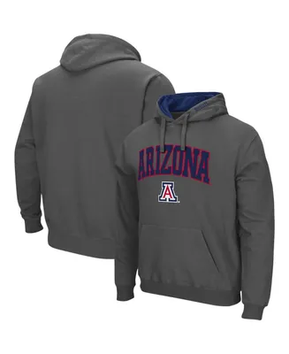 Men's Charcoal Arizona Wildcats Arch Logo 3.0 Pullover Hoodie