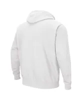 Men's White Stanford Cardinal Arch Logo 3.0 Pullover Hoodie