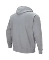 Men's Heathered Gray Cal Bears Arch Logo 3.0 Pullover Hoodie