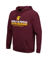 Men's Maroon Cent. Michigan Chippewas Lantern Pullover Hoodie