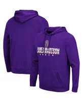 Men's Purple James Madison Dukes Lantern Pullover Hoodie