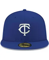 Men's Royal Minnesota Twins Logo White 59FIFTY Fitted Hat