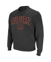 Colosseum Men's Auburn Tigers Arch and Logo Crew Neck Sweatshirt