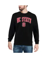 Colosseum Men's Nc State Wolfpack Arch & Logo Crew Neck Sweatshirt