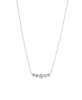 Danori Women's Frontal Necklace, Created for Macy's - Silver