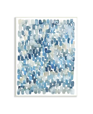 Stupell Industries Coastal Tile Abstract Soft Blue Beige Shapes Wall Plaque Art, 10" x 15" - Multi