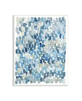 Stupell Industries Coastal Tile Abstract Soft Blue Beige Shapes Wall Plaque Art, 10" x 15" - Multi