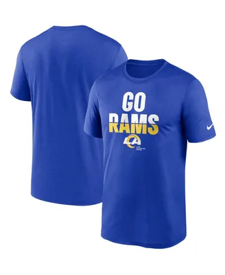 Men's Nike Royal Los Angeles Rams Logo Legend Local Phrase Performance T-shirt