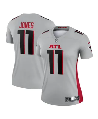 Women's Julio Jones Silver Atlanta Falcons Inverted Legend Jersey
