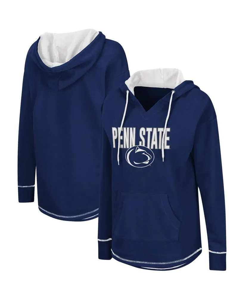 Women's Navy Penn State Nittany Lions Tunic Pullover Hoodie