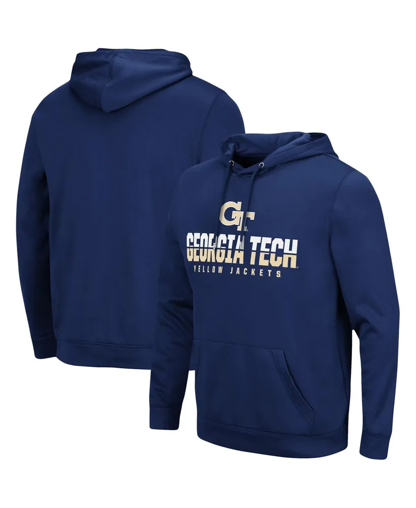 Men's Navy Georgia Tech Yellow Jackets Lantern Pullover Hoodie