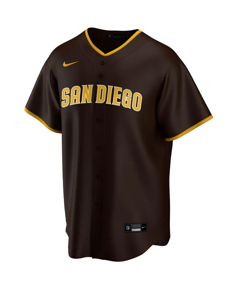 Men's Manny Machado Brown San Diego Padres Alternate Replica Player Jersey