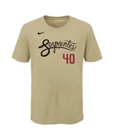 Big Boys and Girls Madison Bumgarner Gold Arizona Diamondbacks City Connect Name Number T-shirt