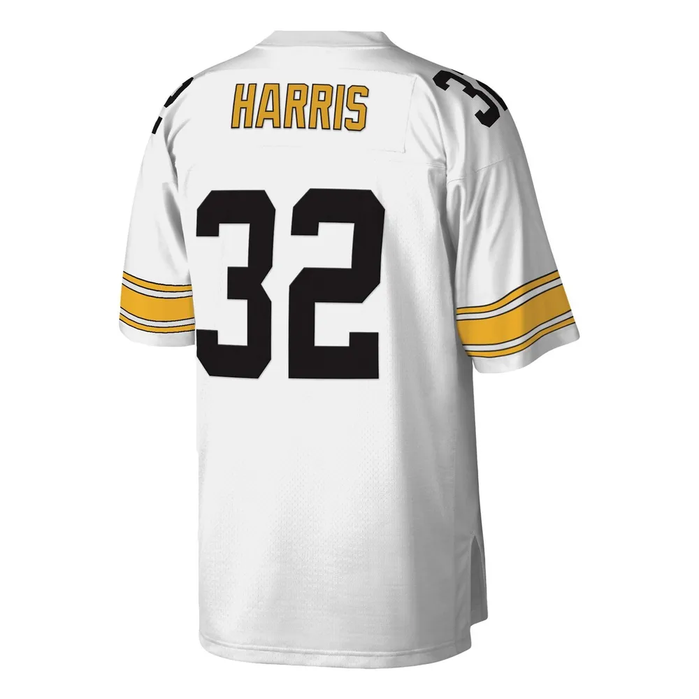 Mitchell & Ness Men's Franco Harris White Pittsburgh Steelers Legacy Replica Jersey