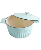 Martha Stewart Collection 5-Qt. Enameled Cast Iron Dutch Oven