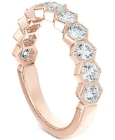 Portfolio by De Beers Forevermark Diamond Honeycomb Band (3/4 ct. t.w.) in 14k White, Yellow or Rose Gold