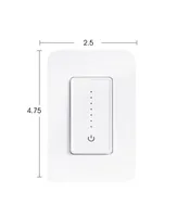 Smart Lighting Touch or Slide Dimmer Switch - Wi-Fi Remote App Control