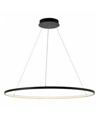 Circulo Round Modern Contemporary Led Integrated Chandelier