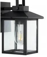 Bungalow 1-Light Rustic Traditional Lantern Led Outdoor Lantern, Set of 2