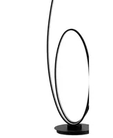 Calder Modern Contemporary Oval Dimmable Integrated Led Floor Lamp