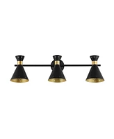 Elroy 3-Light Iron Retro Contemporary Led Track Light