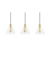 Kiawah Island 3-Light Contemporary Modern Led Pendant