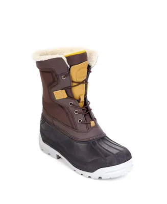 Polar Armor Men's All-Weather Inner Faux Fur Snow Boots