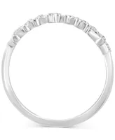 Effy Diamond Zodiac Taurus Ring (1/8 ct. t.w.) in Sterling Silver